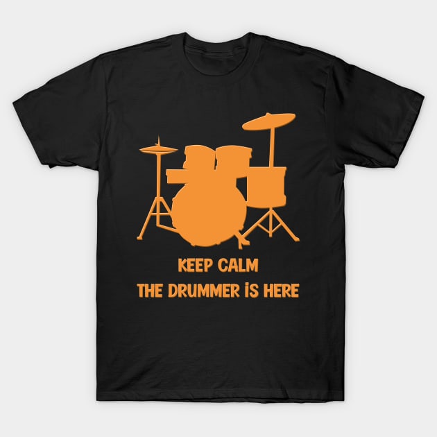 Drummer Drum Quote T-Shirt by Imutobi